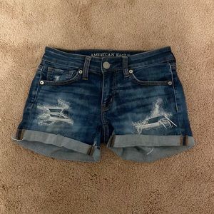 American Eagle Super Stretch Midi Shorts